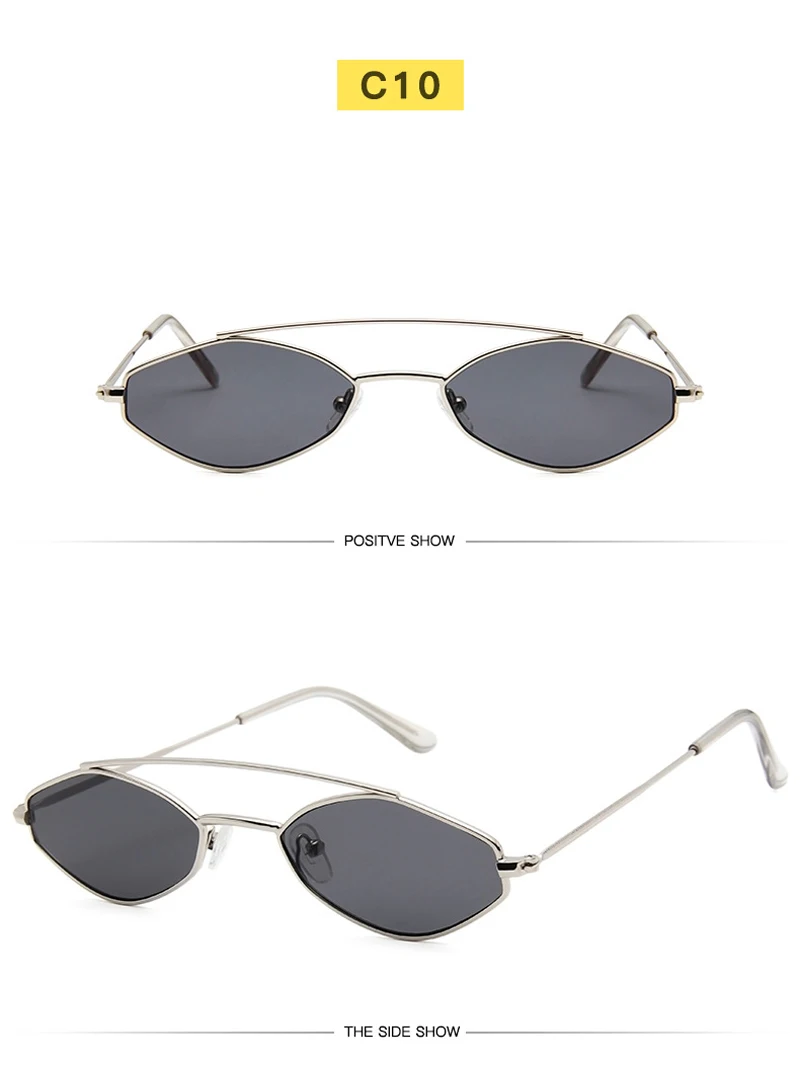 Летние новые 90s солнцезащитные очки Женские Ретро Овальные Солнцезащитные очки женские брендовые дизайнерские винтажные черные очки для девушек UV400 Oculos