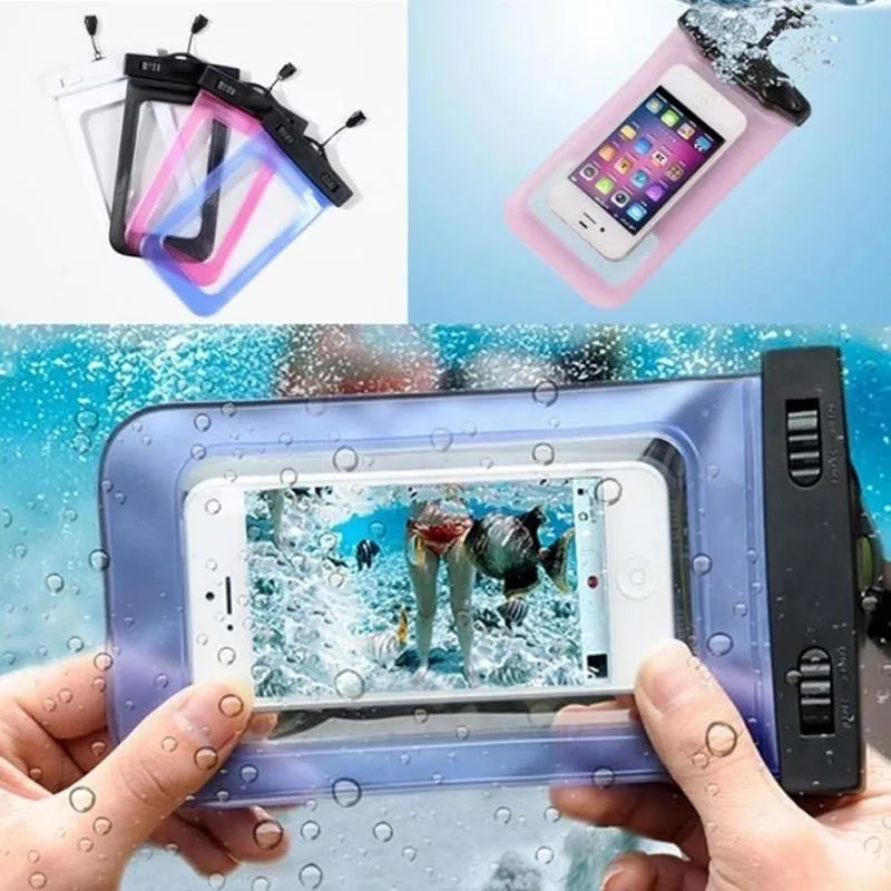 

Transparent Waterproof Bag for Mobile Phone Universal Phone Pouch Cases Covers for iPhone 6 5S 6S 7 Plus Case Cover with Strap