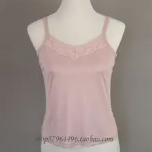 Двусторонняя Летняя женская шелковая майка на тонких бретельках, шелковая Трикотажная двусторонняя шелковая Базовая майка