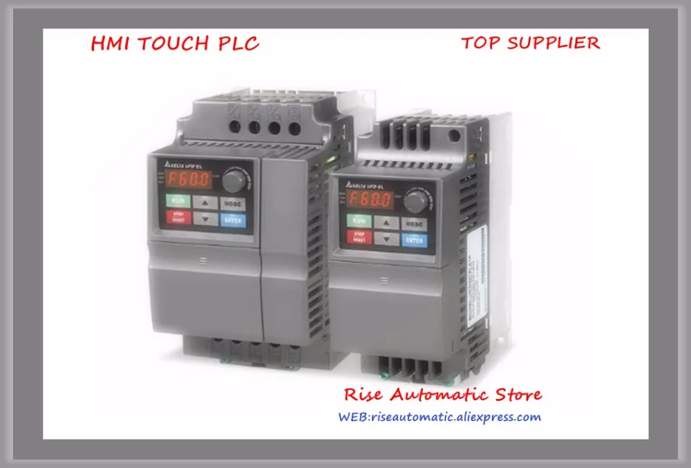 Cheap VFD-EL Inverter AC motor drive VFD002EL21A 1 phase 220V 200W 0.25HP 1.6A 600HZ new