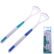 Эффективный удобный 1 пара уход за зубами язык Чистый инструмент хорошее дыхание Очиститель скребок Ручка гигиена уменьшить кариес