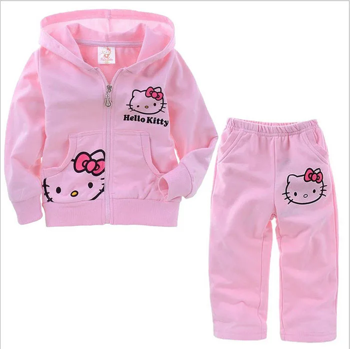 Hello Kitty Clothes Girls Clothing Sets Cotton Character Zipper Set ...