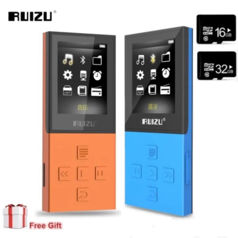 

2018 Bluetooth 4.0 MP4 RUIZU X18 Sport MP4 Player with 8G can playing 100 Hours high quality lossless Recorder FM Bluetooth 4.0