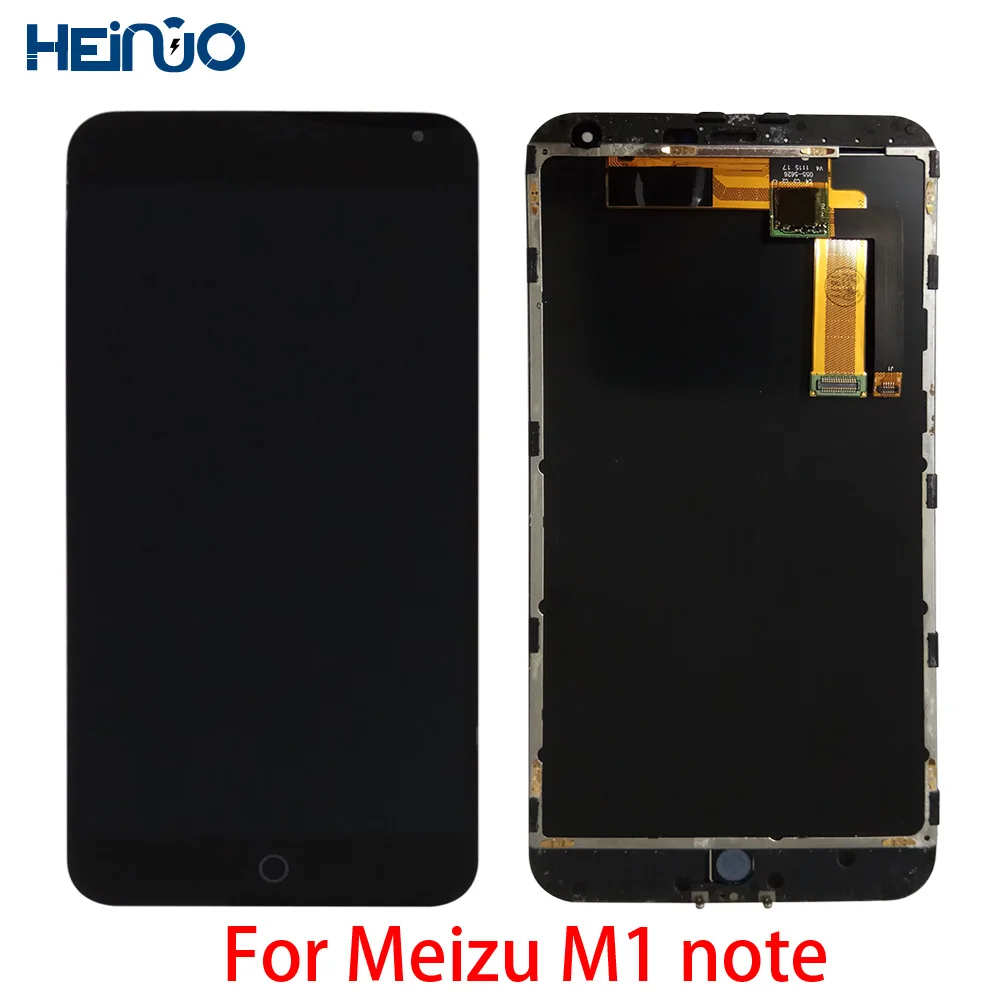 

5.5" Original LCD For Meizu M1 Note LCD Display Touch Screen Digitizer For Meilan Note M463U Cellphone Assembly with Frame Parts