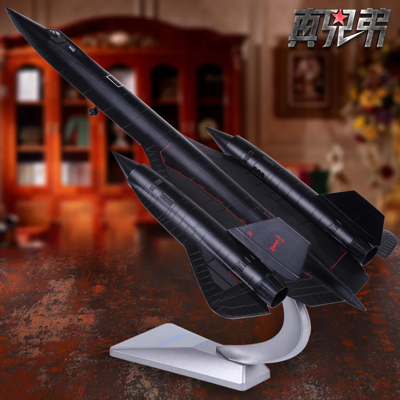 The United States 1:72 SR-71 blackbird reconnaissance aircraft model aircraft model alloy blackbird