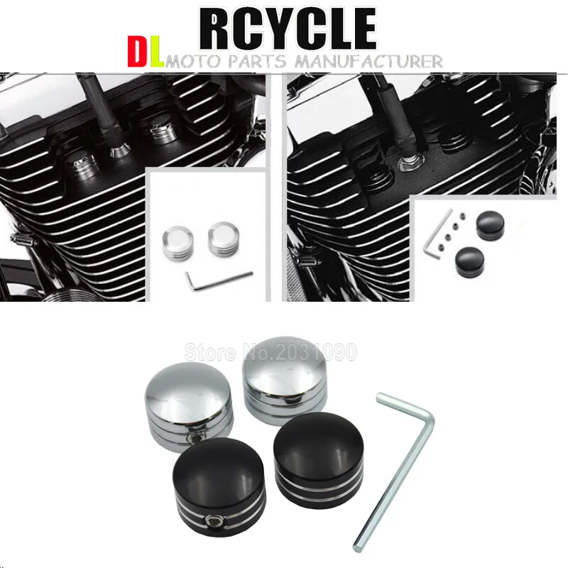 4pcs/set Motorcycle engine screw trim cover for Harley Twin Cam 1999