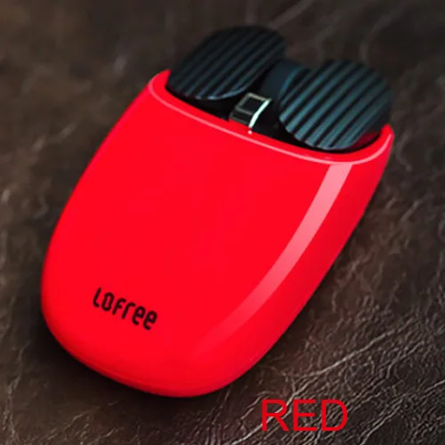 Red Xiaomi Mijia LOFREE Bluetooth беспроводная мышь 2,4G/Bluetooth двойной режим подключения Уникальная функция жеста многофункциональная Совместимость - Цвет: Red