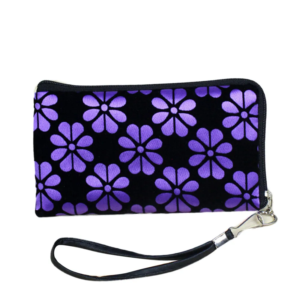 

portafogli donna carteras monederos mujer Women Printing Coins Change Purse Clutch Zipper Zero Wallet Phone Key Bags Si12