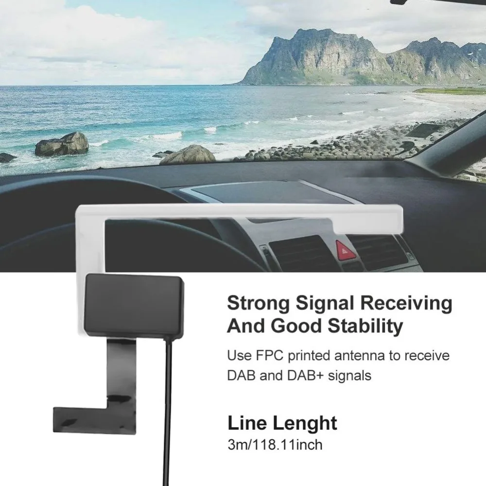 Dab / Dab + 301 Smb Auto Car Radio Fm Antenna Amplificatore Di Segnale Marine Car Vehicle Boat Rv Signal Migliora I Dispositivi Universali