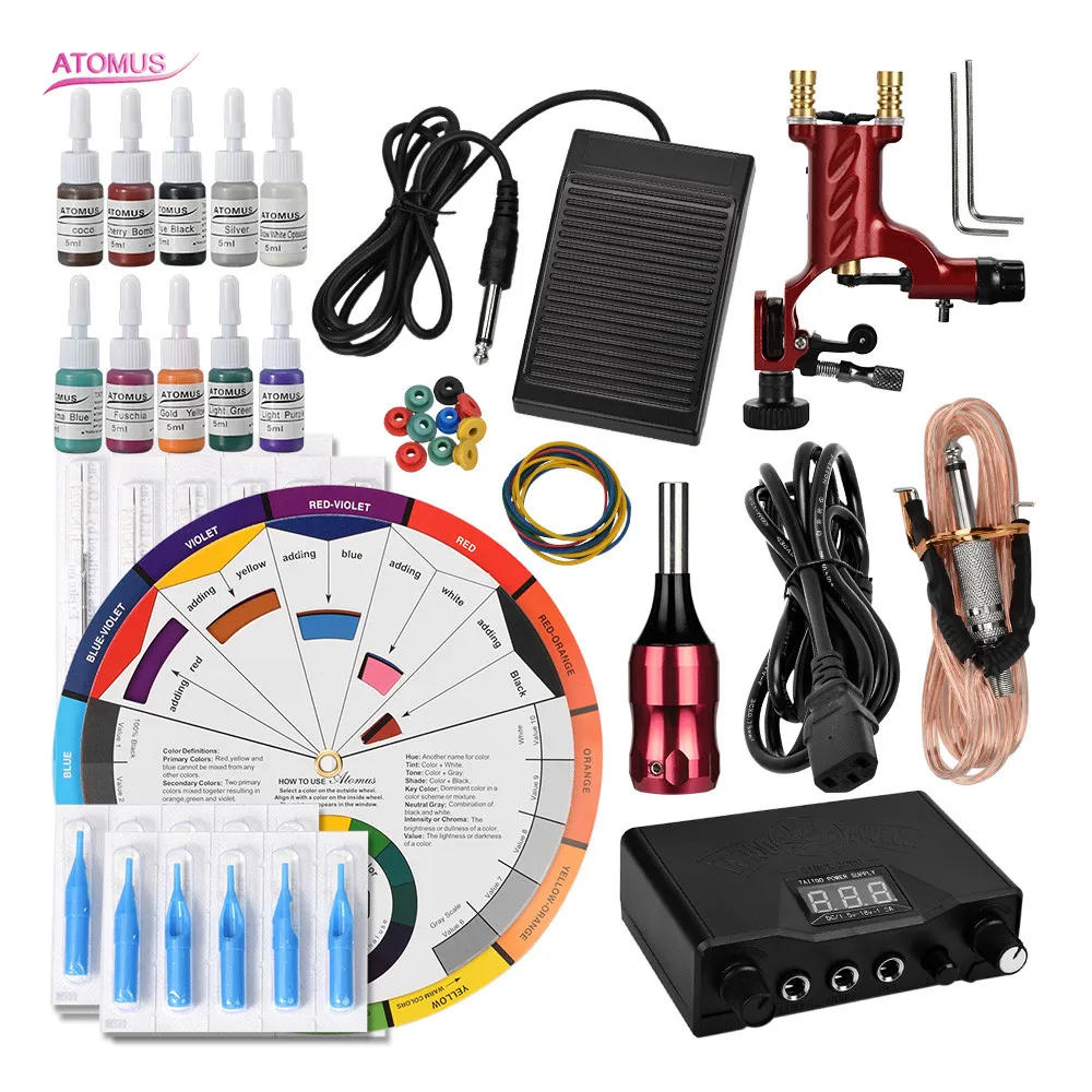 

Tattoo Machine Rotary Kits Pen Set Up Tatuajes Beginner Machine Rotary Tools Tatuar Kit De Tatouage Tatuajes Tatto Machine Set