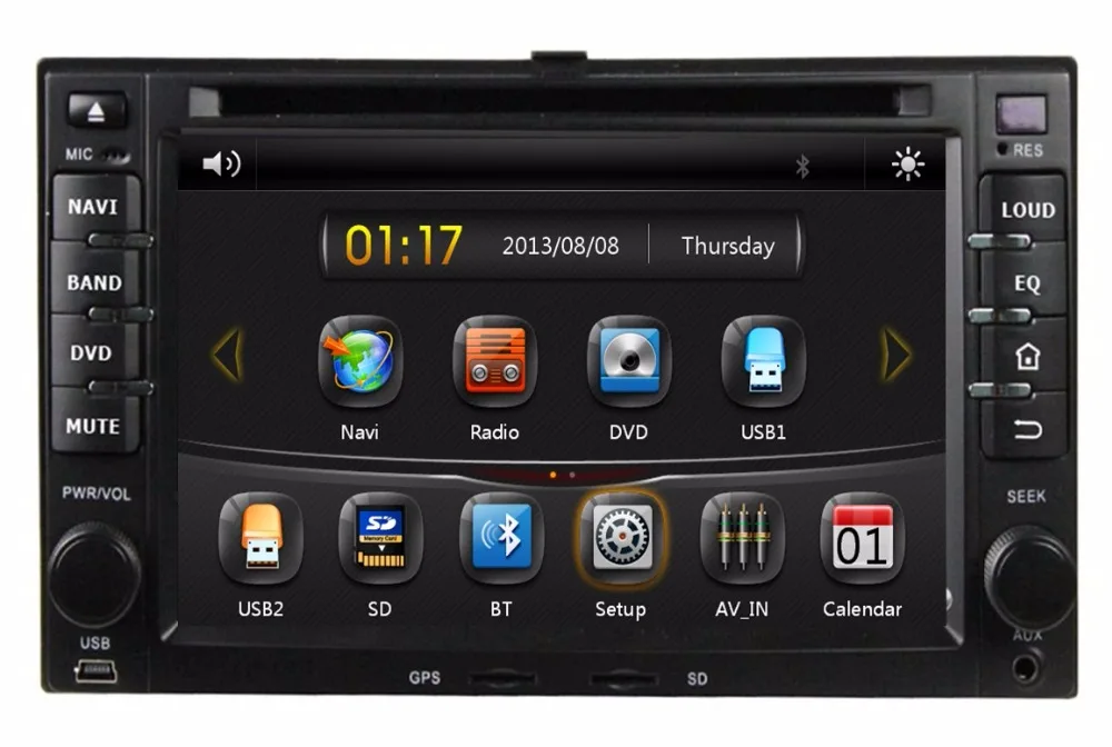 2 din kia spectra
