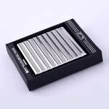AUGKUN портсигар ультра-тонкая легкая коробка медь изысканный портативный держатель для сигарет ультратонкий дизайн всего 16,5 мм