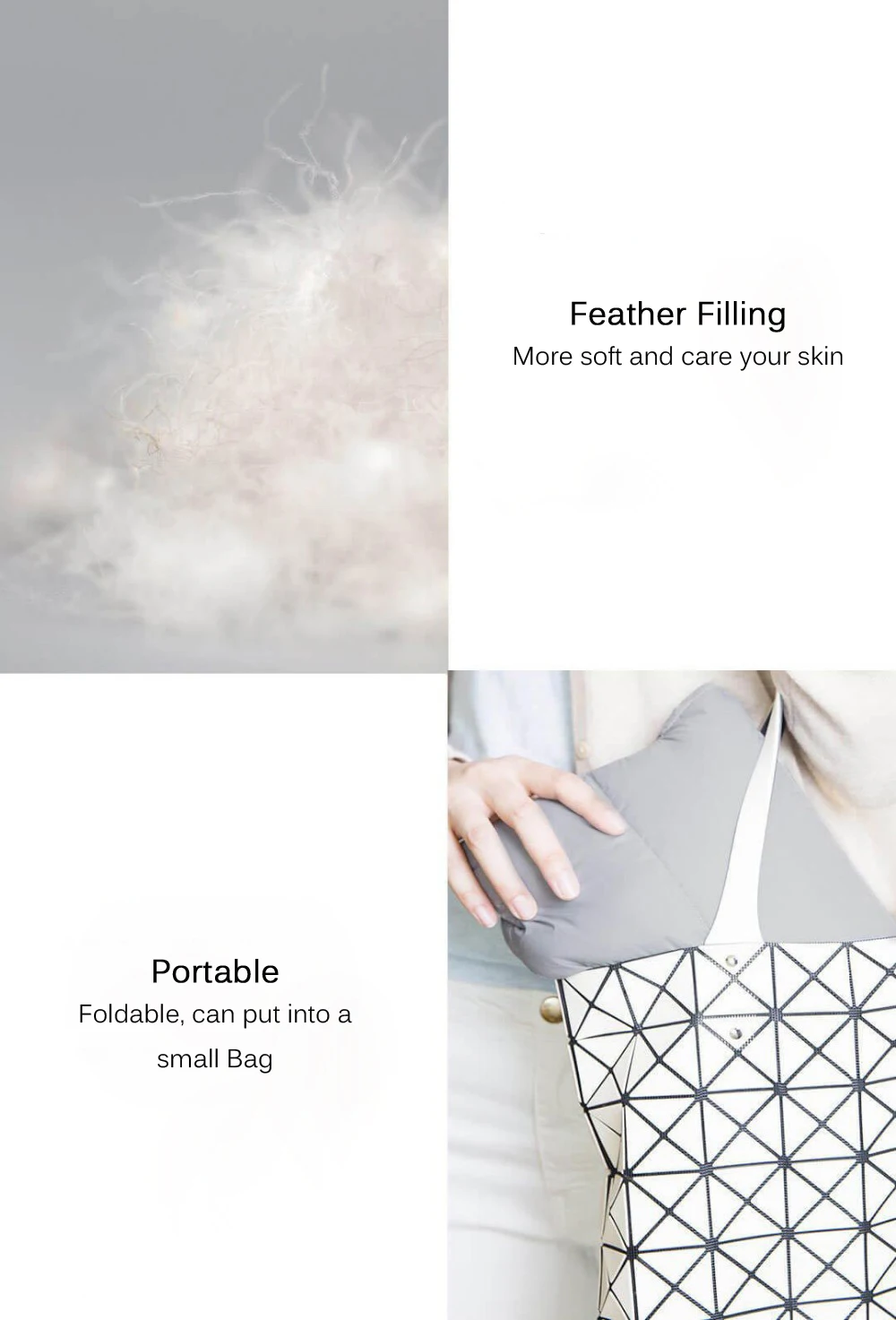Xiaomi Feather Filling Nap Blankets Portable Super Light Soft Multifunctional Blanket Wearing Covering for Travel Home Office
