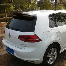 Goof 7 Carbon Fiber Rear Trunk Roof Spoiler Use For VW Golf 7 MK7 Rline Tail Wing Decoration 2014-2016 (GTI not suitable) carbon fiber rear trunk roof spoiler for volkswagen vw golf 7 vii mk7 gti 2014 2017 a style car window wing
