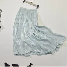 Harajuku Faldas Mujer Moda повседневные новые модные юбки женская элегантная Офисная Женская плиссированная однотонная свободная и удобная одежда