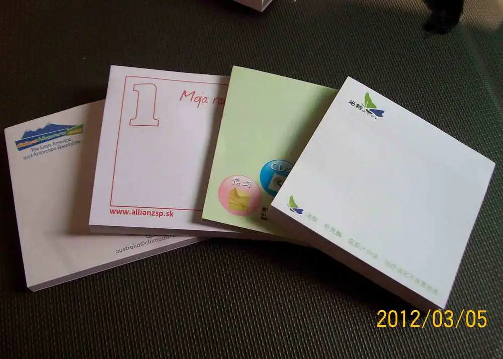 

custom logo memo pad note pad/notepad 75*75mm*25sheets 300pcs /lot