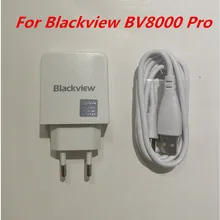 Адаптер Blackview BV8000 Pro AC, быстрое зарядное устройство, зарядное устройство для путешествий, адаптер с европейской вилкой+ USB кабель, 5 В, 7 в, 9 В, 2 А пост. Тока
