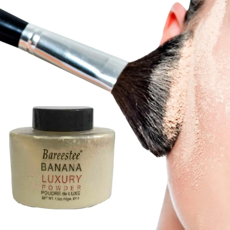 

Banana Powder Smooth Loose Oil control Face Powder Makeup Concealer Mineral Finish Powder Transparent Foundation Korea Cosmetics