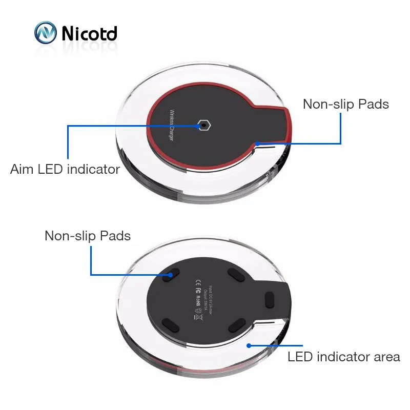 Wireless Charging Dock Fast Charge For Samsung S10 Plus Note 8 Wireless Charger For iPhone XS MAX XR For Huawei Mate 20 pro lite (11)