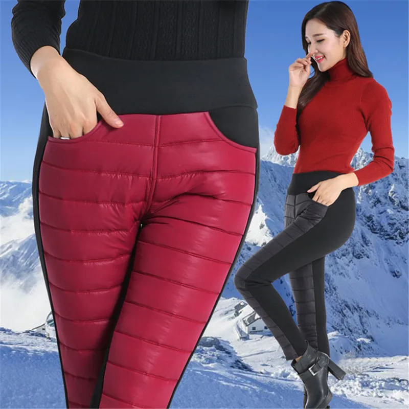 Winter High Waist Plus Velvet Thick Jeans Woman Stretch