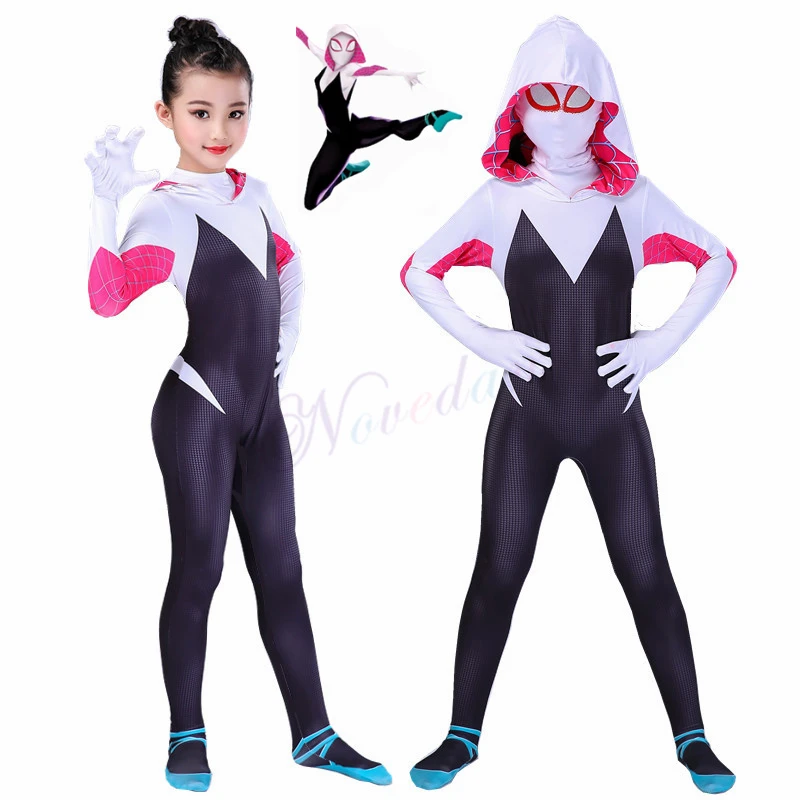 

3D Kids Women Supergirl Costume Sexy Jumpsuit Female Zentai Suit Super Heroes Cosplay Carnival Halloween Costumes For Girls