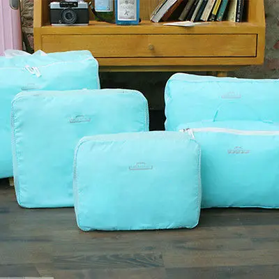 

5 PCS Travel Luggage Packing Cube Bag Set Clothes Organizer Storage Bag Kit Travel Accessory