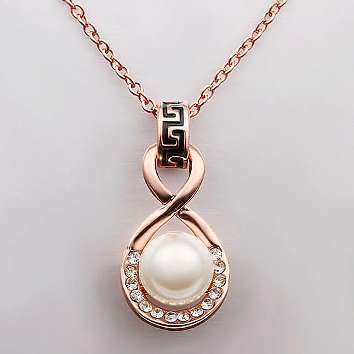 G091 simple fashion women jewelry accessorise pearl pendant necklacein