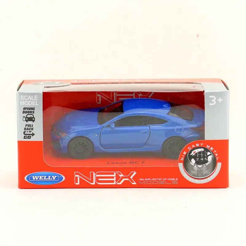 Модель под давлением Welly масштаб 1:36 Lexus RC F супер игрушечная Гоночная машина
