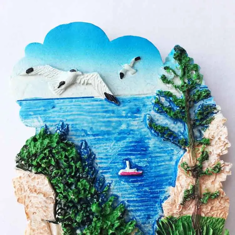 Озеро байкальл 3D Пейзаж Туристический сувенир магнитная наклейка фотография