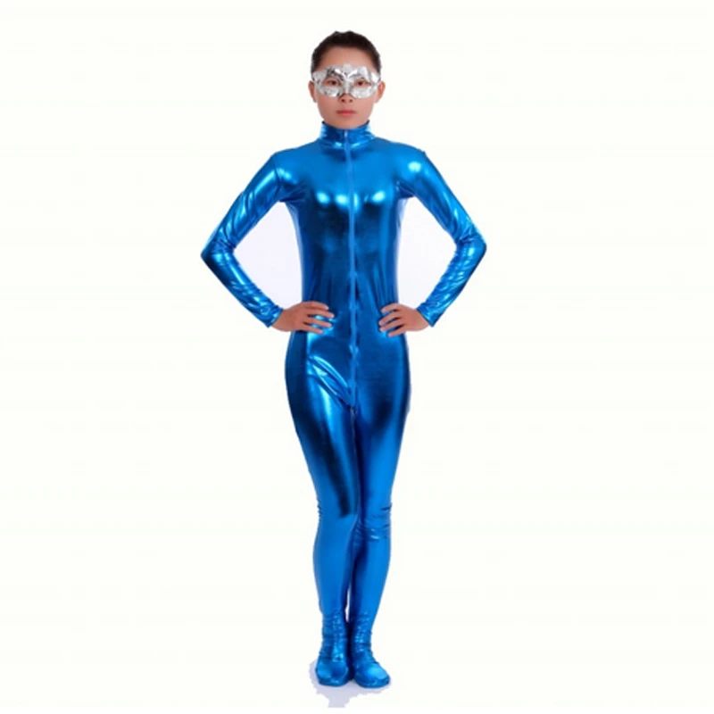 blue skin suit
