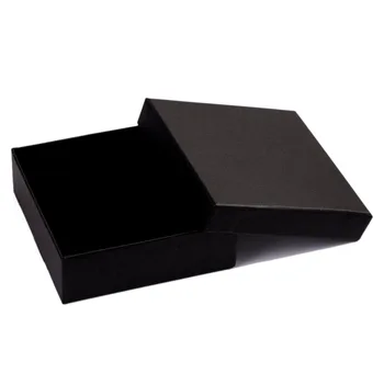 

RINHOO Elegant 9*9*3cm Portable White Black Rings Box Earring Holder Display Box Wedding Jewelry Package Box Gift Cases
