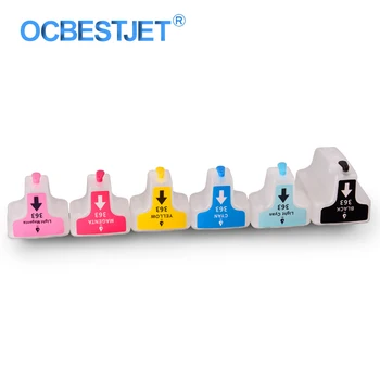 

For HP 363 363XL Empty Refillable Ink Cartridge With Chip For HP 3110 3207 3210 3213 3310 3313 7180 8200 C5100 C5140 C5150 C5170
