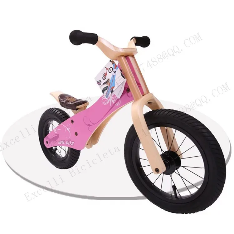 b25-Baby two wheels Wood Balance Bike for 2-6 Years age Bicicleta Infantil Balance Bike Kid's bicycle Common Childen's Cycling