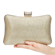 Mode Frauen Messenger Bags Tag Erfasst Handtasche Abendtasche Kette Schulter Silber/Schwarz/Gold Abendtaschen