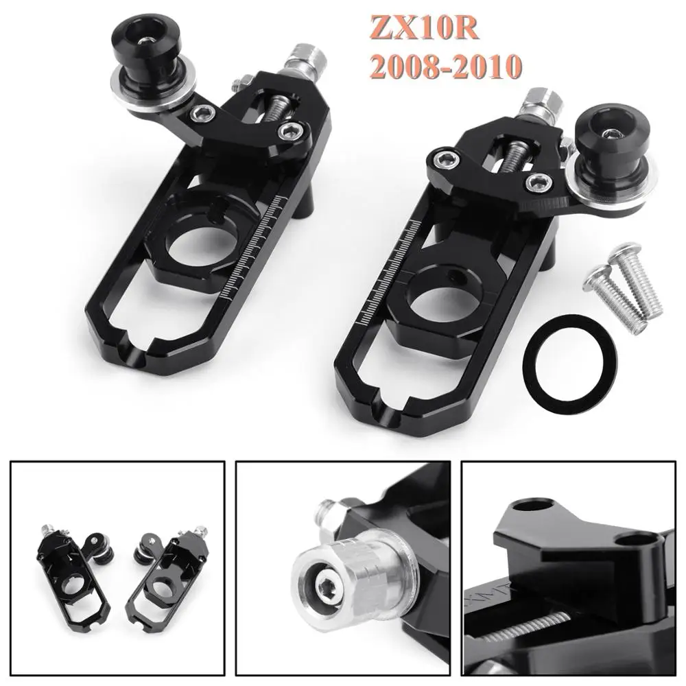 

Artudatech CNC Chain Tensioner Adjuster With Spool For Kawasaki ZX-10R ZX10R 2008 2009 2010 Accessories