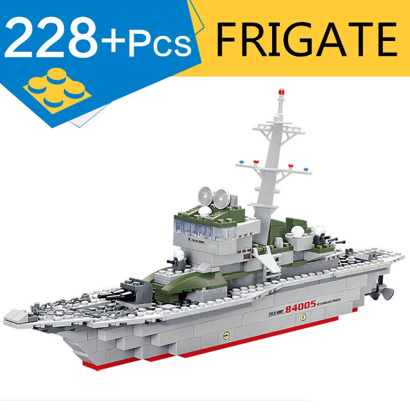 KAZI 84005 Cruiser Army Military Frigate Building Blocks War Legoing Military Navy Vessel Boat 228+pcs Bricks Toy For Kids Gift KAZI 84005 Cruiser Army Military Frigate Building Blocks War Legoing Military Navy Vessel Boat 228+pcs Bricks Toy For Kids Gift