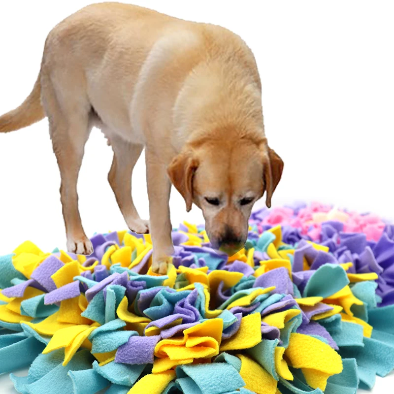 Günstige HORBONPY Pet Hund Sniffing Matte Finden Essen Ausbildung decke Spielen Spielzeug Hund Matte Für Slow food Puzzle Sniffing Matte Pad kann genäht werden
