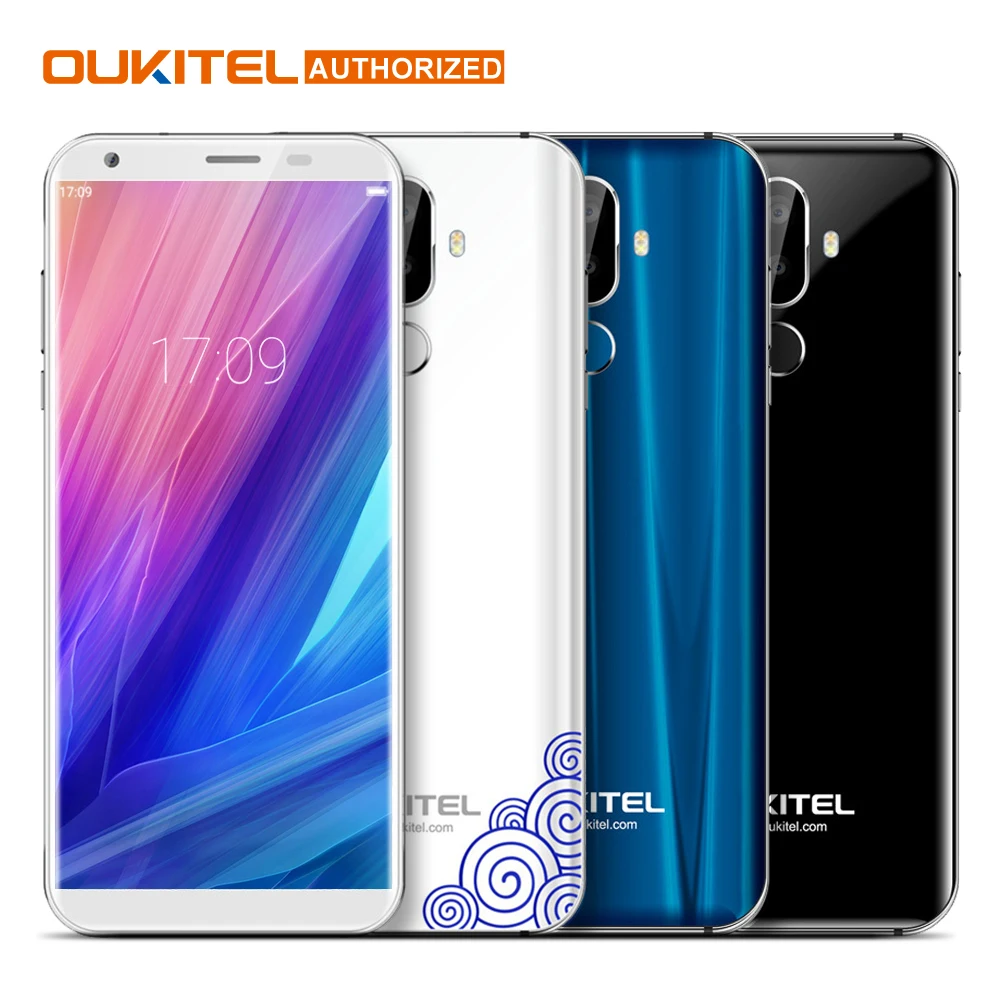 Oukitel K5 5 7 18 9 Display MTK6737T Mobile Phone Android 7 0 2G RAM 16G
