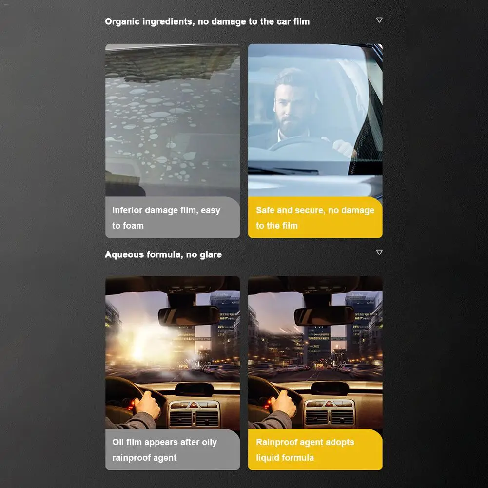2 шт. автомобильное стекло зеркало заднего вида анти-туман агент дропшиппинг автомобиль анти-дождь агент