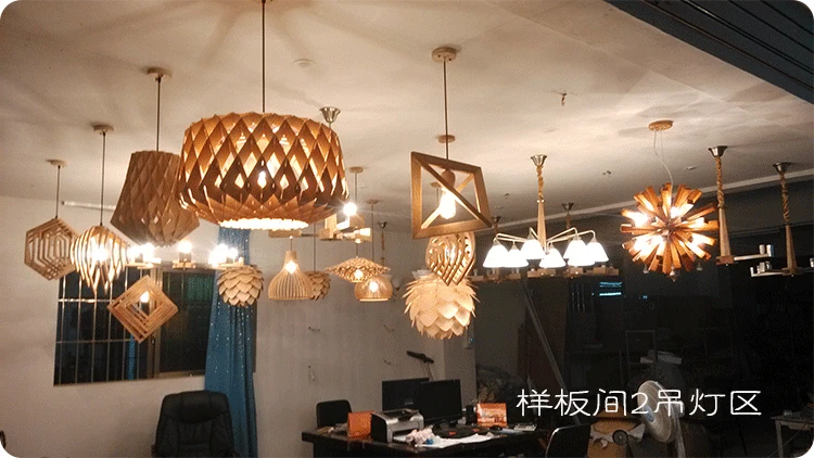 53 см 72 см деревянная винтажная Люстра для ресторана кафе из цельного дерева креативная индивидуальность светодиодный подвесной светильник для бара