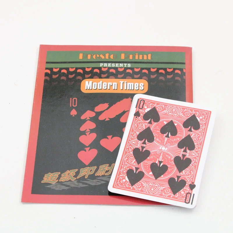 Presto Printo Fast Card Printing , Close up Street Comedy Card Magic