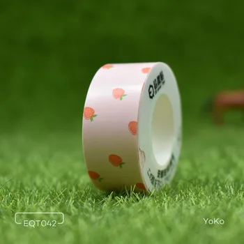 

Strawberry Color Washi Tape for KingJim LR5C MP20 LR-RK1C label sticker Mini cute tape 15mm*4m for TEPRA Lite label printer