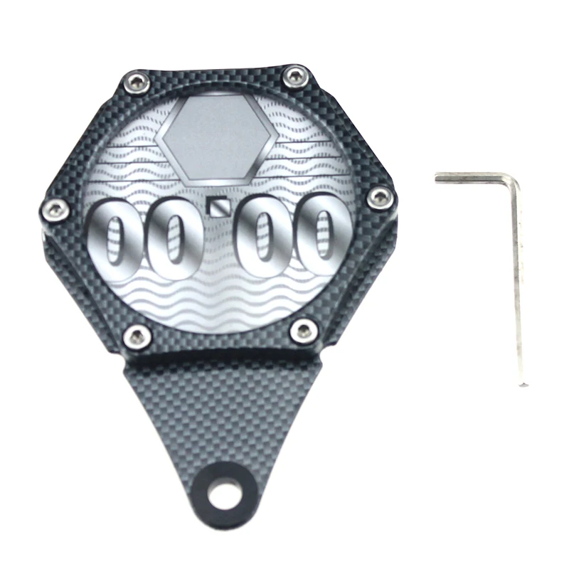 Soporte de licencia de motocicleta, accesorio de aleación de Metal, sello impermeable, para disco, suministros