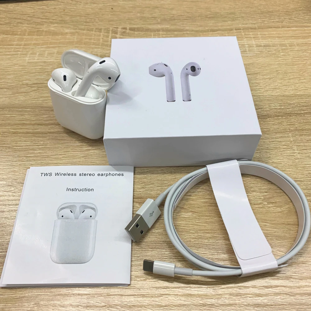 

Wireless Earphones Bluetooth 5.0 i60 tws Pop Up 1:1 Bluetooth Headphone Headset With Mic Wireless Earbuds With Wireless Charging