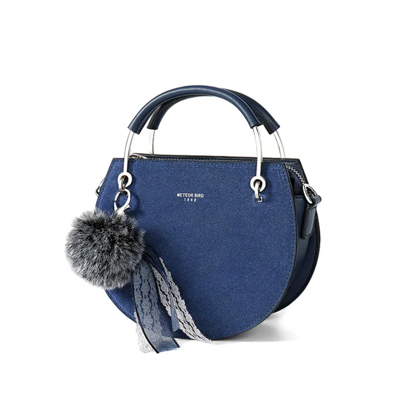 

Women Totes Bag Fashion Circular Scrub Leather Women Bags Retro Handbag Small Round Women Handbag Shoulder Messenger Bags