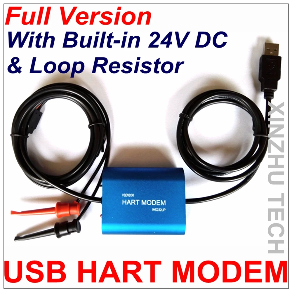 USB Hart Modem WS232UP Hart -USB Modem Hart Transmitter With Built-in 24VDC & Loop Resistor Hart Communicator 475 375