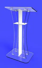 Free shipping Detachable Clear Acrylic Nails Plexiglass Church Pulpit Lectern Transparent Pmma | Мебель