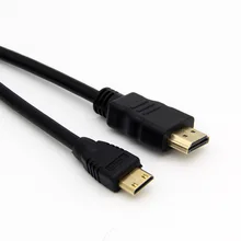 1080P Mini Hdmi к HDMI Кабель-адаптер высокой четкости медный клад стальная Версия 1,4 для камеры компьютера ПК ноутбука