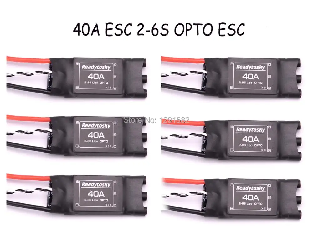 

Readytosky 40A ESC OPTO 2-6S speed controller for F450 S500 4-axis Quadcopter