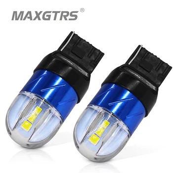

2x T20 7440 W21W 3030 6SMD 21W Auto DRL Car LED Turn Signals Light Bulbs Brake Light Rear Reverse Lights White/Red/Amber